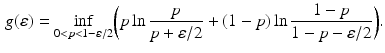 18 Biau and Gyrfi gave an equivalent form of the rate function g - photo 18