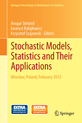 Rafajłowicz Ewaryst - Stochastic Models, Statistics and Their Applications: Wrocław, Poland, February 2015