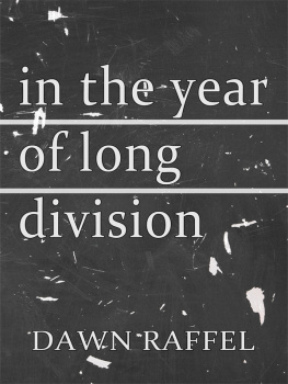 Raffel - In the Year of Long Division