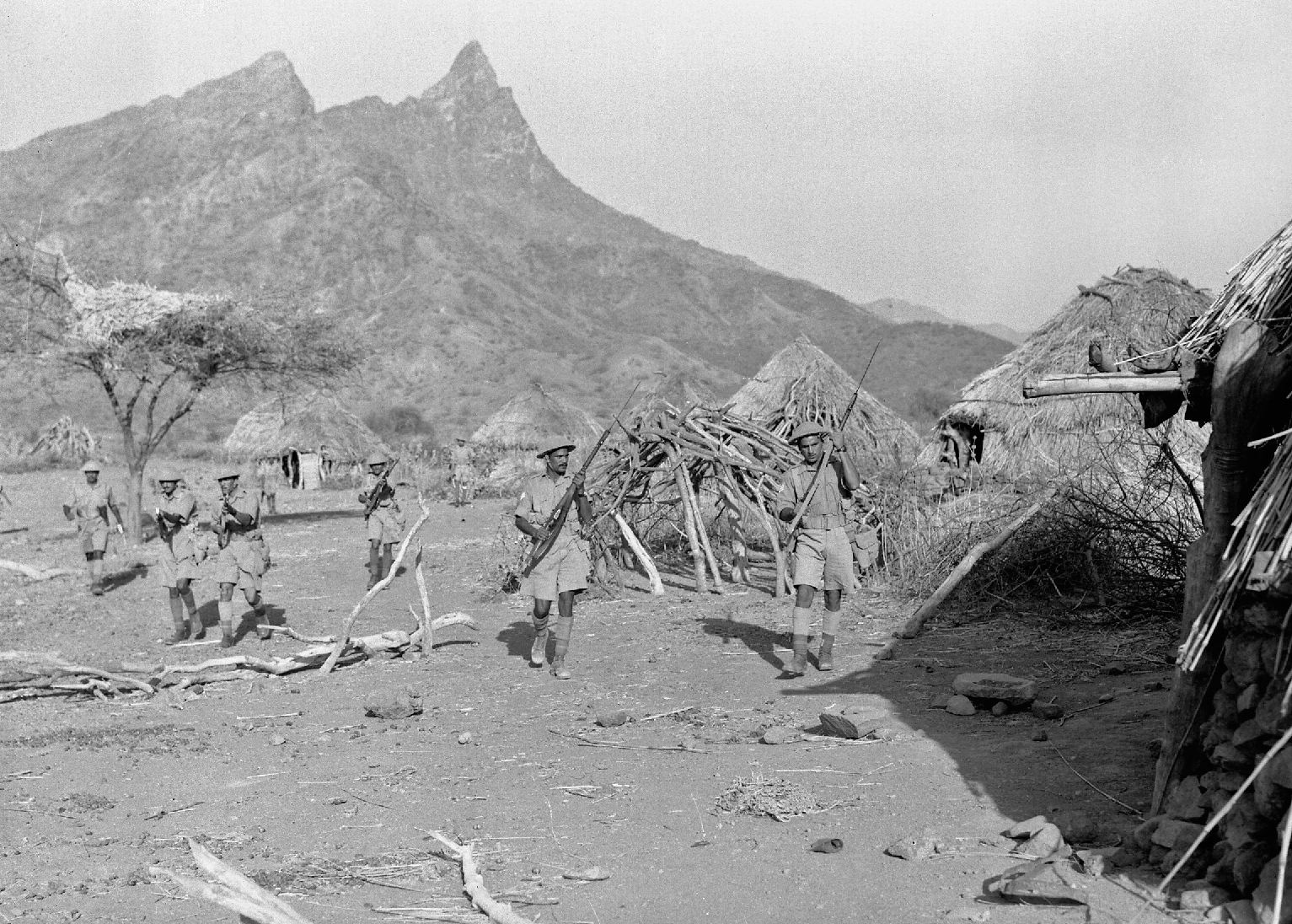 7 Clearing a village in Eritrea 1941 8 An Indian armoured division in - photo 12