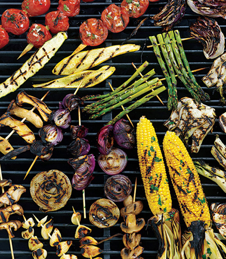 In general vegetables benefit from a direct high-heat grilling method The - photo 1