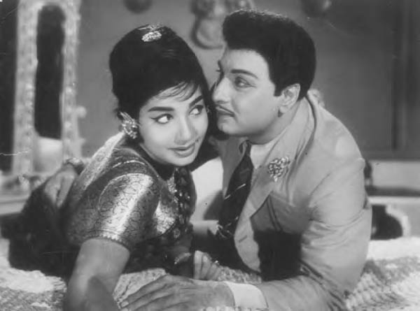 MGR and Jayalalitha in the film Mugarasi produced by Chinappa Devar in 1966 - photo 11