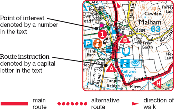 Key to walk symbols At the start of each walk there is a series of symbols that - photo 21