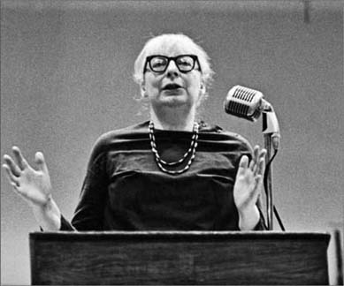 A master at the dais Jane Jacobs famously turned her back on officials holding - photo 4