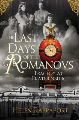 Rappaport - Last Days of the Romanovs