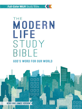 Recorded Books - The modern life study Bible: Gods word for our world: New King James Version