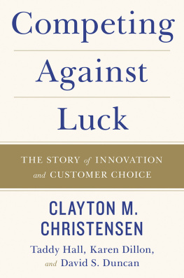 Recorded Books Inc. - Competing against luck: the story of innovation and customer choice