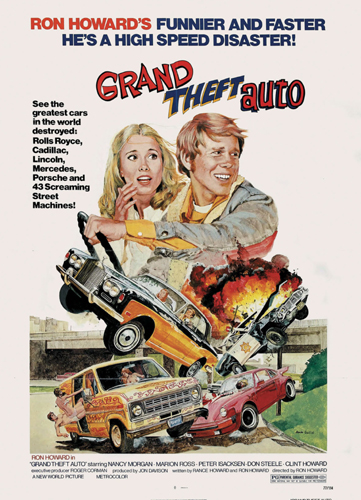 US theatrical poster for Grand Theft Auto 1977 one of a slew of rock em - photo 11