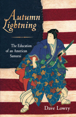 Recorded Books Inc. Autumn lightning: the education of an American samurai