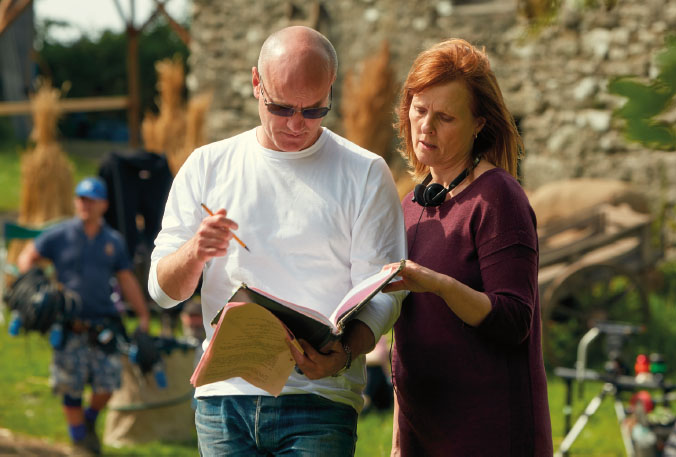 Director Ed Bazalgette and Debbie Horsfield Filming in Corsham - photo 5