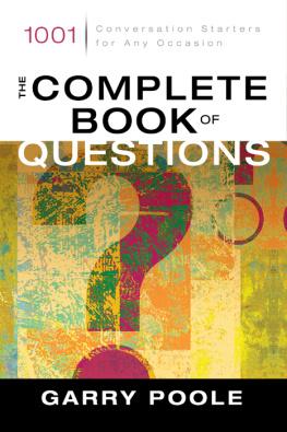 Recorded Books Inc. - The complete book of questions: 1001 conversation starters for any occasion