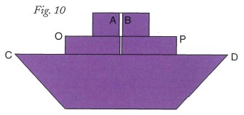 Step 9 Turn over and you have the ship shown in Fig 10 Draw portholes on the - photo 23