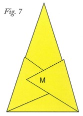 Step 5 Fold points M and N forward along AY and AX so as to overlap each - photo 9