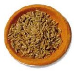 Cumin seeds jeera are pale brown and usually partnered with coriander seeds - photo 5