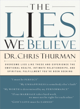 Recorded Books Inc. The Lies We Believe