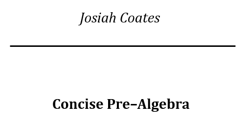 Copyright by Josiah Coates 2018 To Noah Contents Preface A typical - photo 1