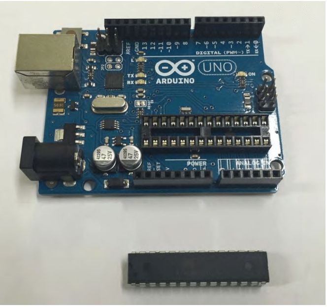 Figure 23 The Arduino board without the microcontroller and the - photo 4