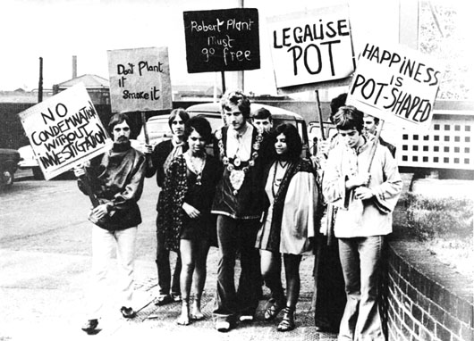 Plant on his ill-starred Legalise Pot march August 1967 Shirley Wilson is to - photo 8