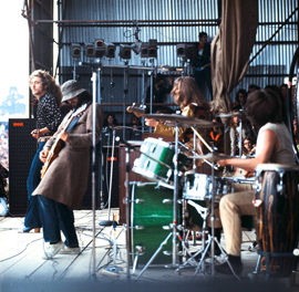 Zeppelin on stage at the Bath Festival June 28 1969 Getty Images - photo 21