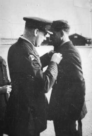 Len Waters being presented with his coveted wings on graduation day Gladys - photo 6