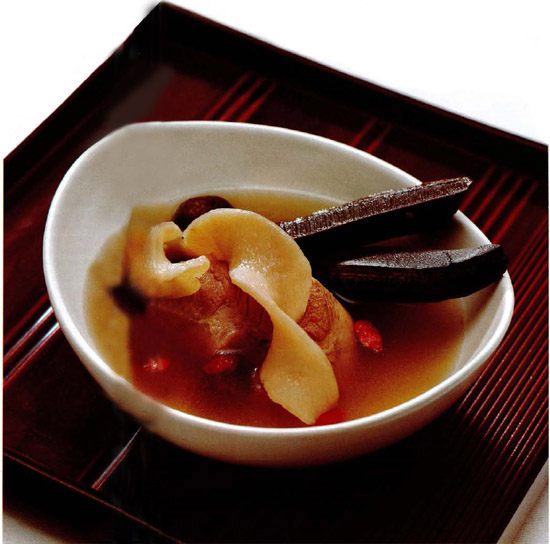 Chicken Stewed with Ginseng and Red Dates Instead of sliced ginseng root - photo 6