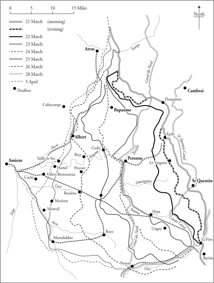 Movement of the Front 21 March5 April 1918 Prologue FIVE DAYS IN MARCH 1918 - photo 4