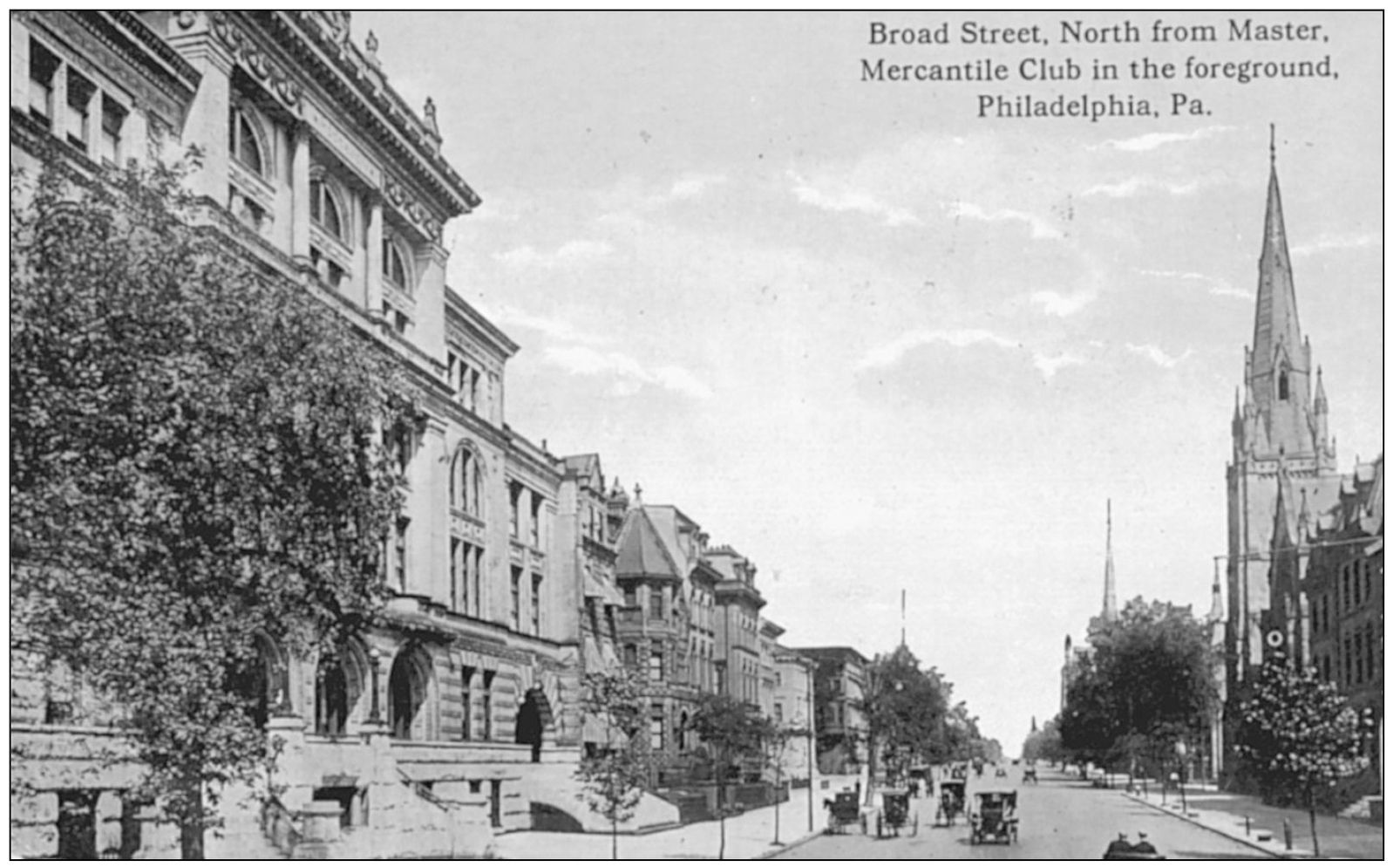 While this view of North Broad Street and the massive Mercantile Club still - photo 11