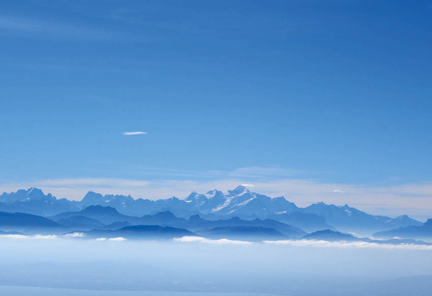 The Mont Blanc range seen across Lac Lman photo Jonathan Williams The - photo 4