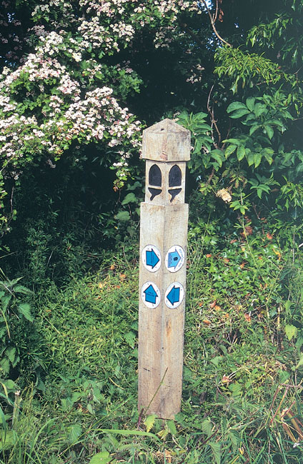 Hardwood marker posts guide the route throughout INTRODUCTION Views were lost - photo 5