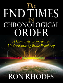 Rhodes - The End Times in Chronological Order