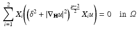 13 which is the subelliptic counterpart of the Euclidean p -Laplace equation - photo 21