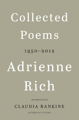 Rich - Collected poems: 1950-2012