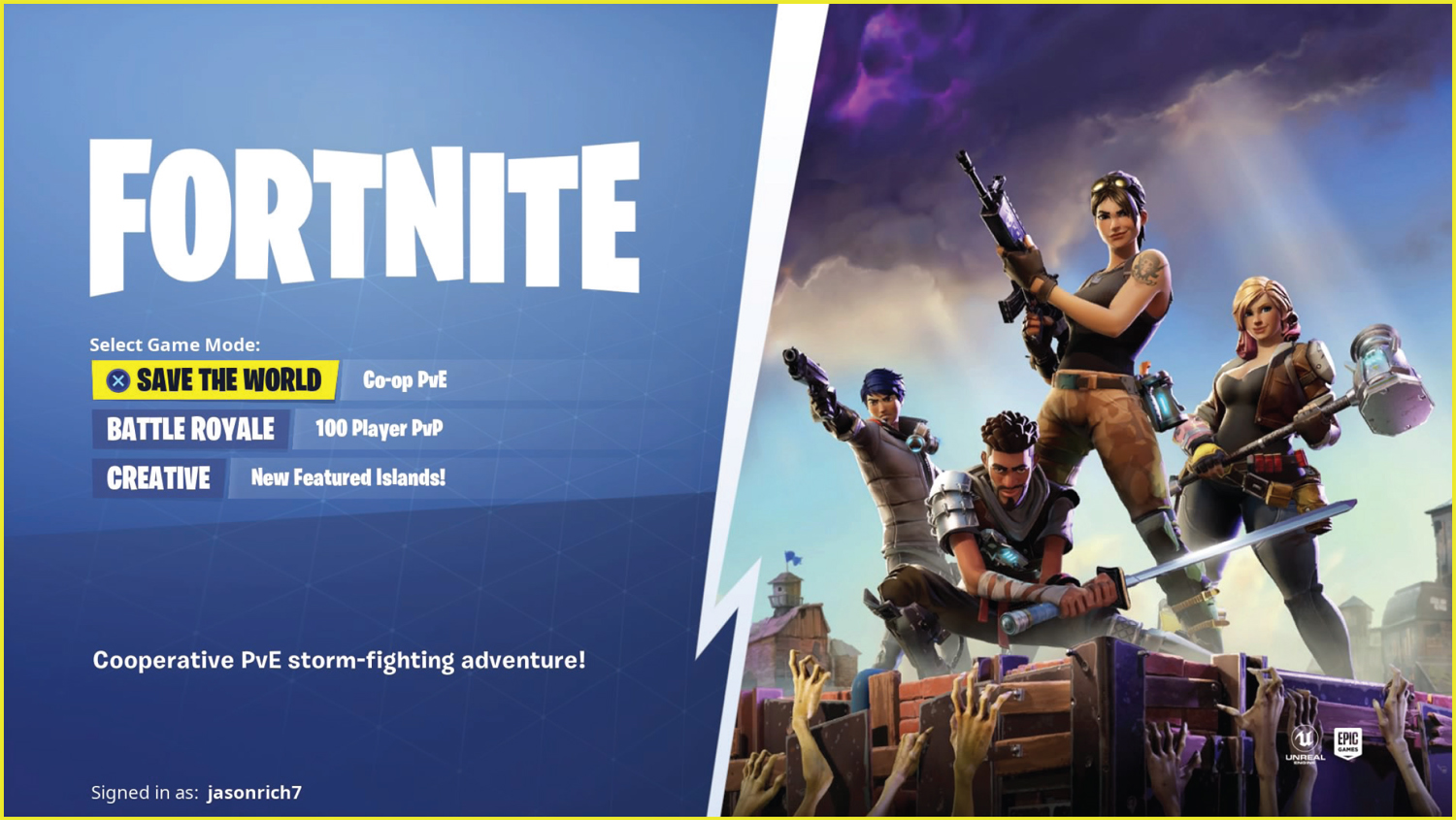 Whenever you launch Fortnite Battle Royale from this Select Game Mode - photo 6