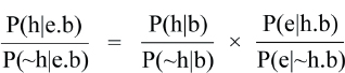 To illustrate how this form would be used if the priors are 075 and 025 in - photo 8