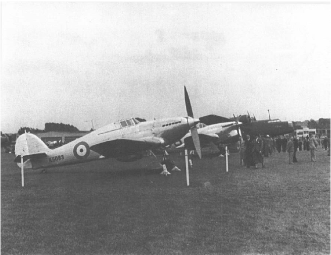 Hendon airshow 1936 with the first prototype Hurricane in the foreground It - photo 5