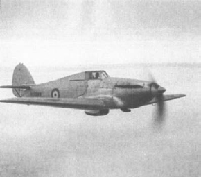 First prototype Hurricane in flight First prototype Spitfire with Merlin C - photo 19