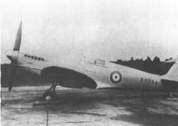 First prototype Spitfire with Merlin C engine and two-blade fixed-pitch - photo 20