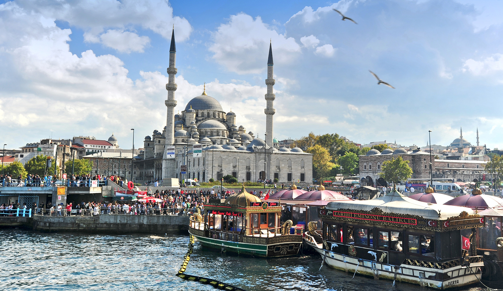 The bustling Eminn ferry pier viewed from the Galata Bridge Top 10 - photo 6