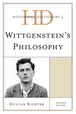 Richter - Historical Dictionary of Wittgensteins Philosophy