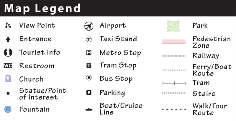 Use this legend to help you navigate the maps in this book Rick Steves - photo 11