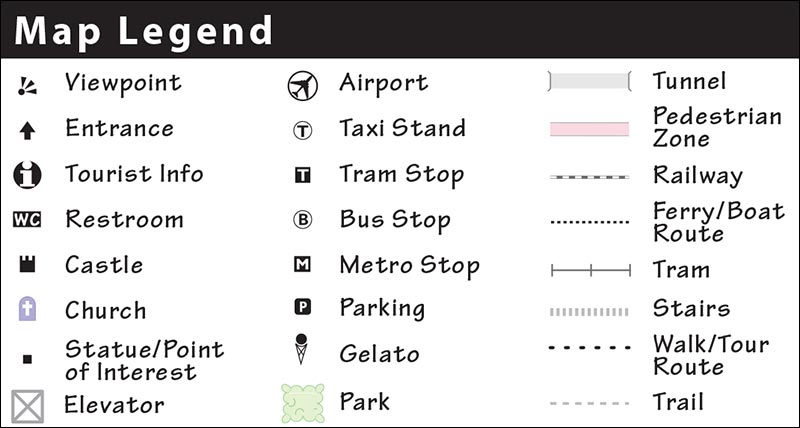 Use this legend to help you navigate the maps in this book Rick Steves - photo 19