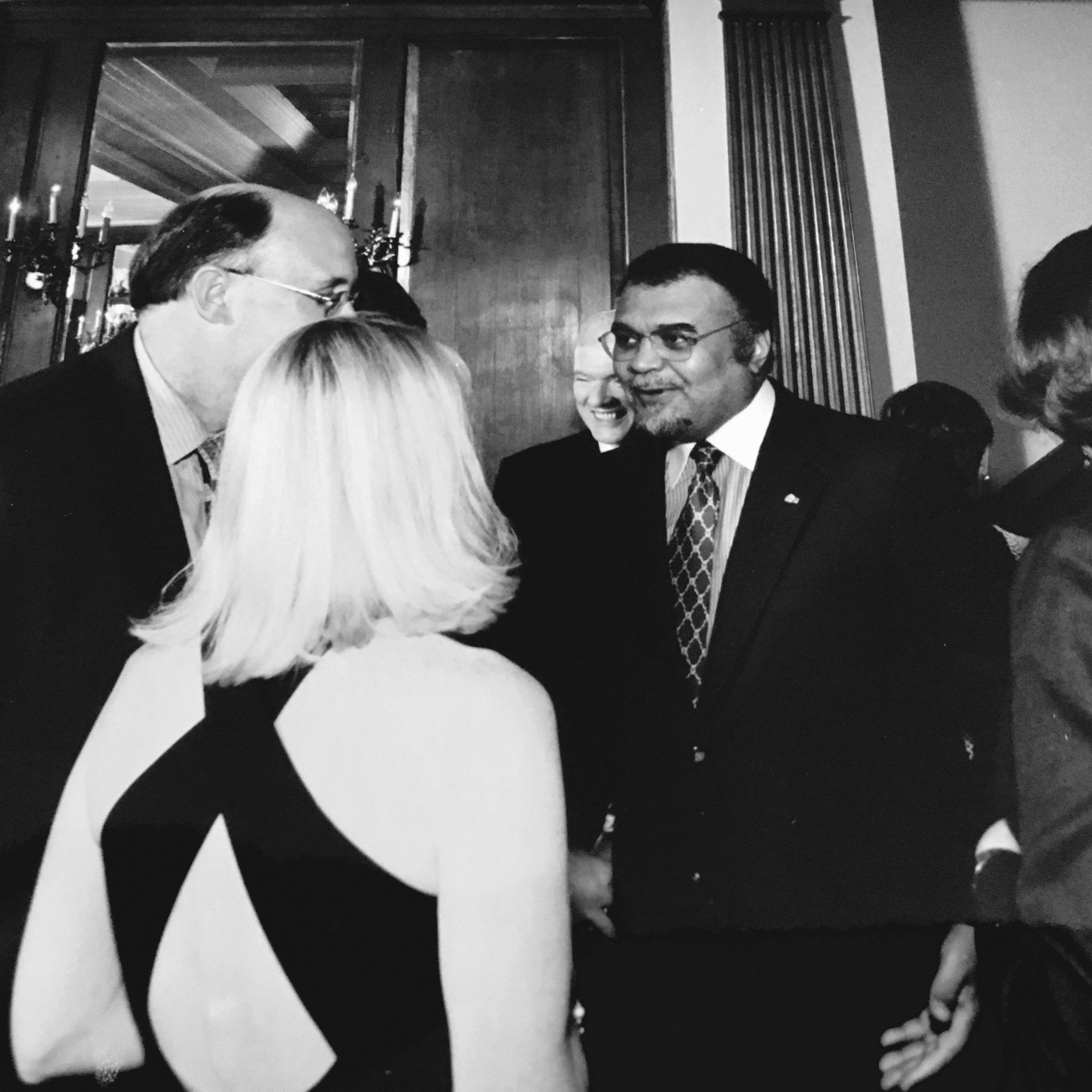 Ambassador Prince Bandar bin Sultan greeting the author and his wife September - photo 1