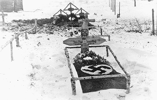 Half Jew First Lieutenant Joachim Sonntags grave on the Russian front This - photo 3