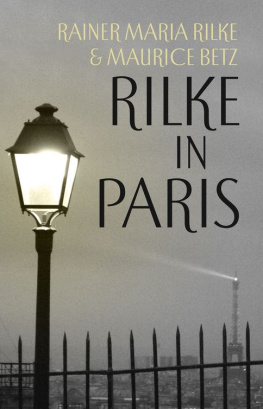 Rilke Rainer Maria - Rilke in Paris