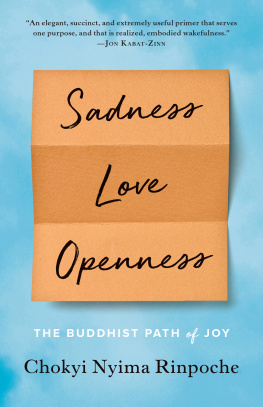 Rinpoche Chökyi Nyima Sadness, love, openness: the Buddhist path of joy