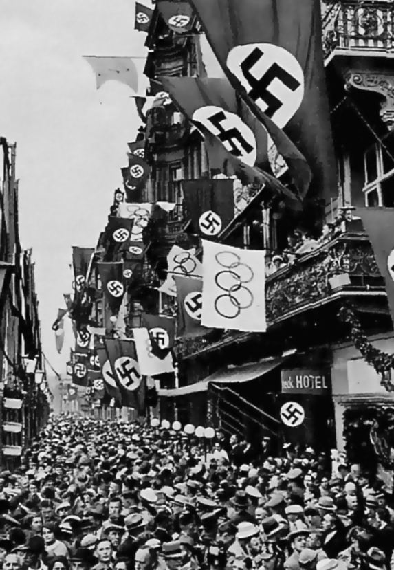 Huge crowds gather in a flag-decked Hauptstrasse Authors collection - photo 2