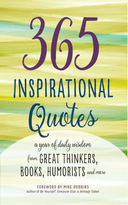 Robbins - 365 Inspirational Quotes