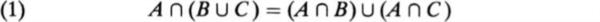 the word distributive is used because in this formula at least intersection - photo 6