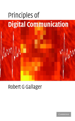 Robert G. Gallager Principles of Digital Communication