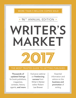 Robert Lee Brewer - Writers Market 2017